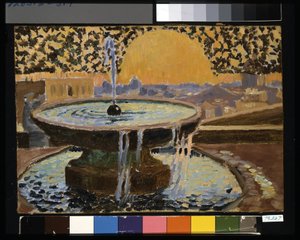 Brunnen In Der Villa Medici von Maurice Denis