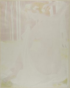 Nymphe mit Gänseblümchen gekrönt von Maurice Denis