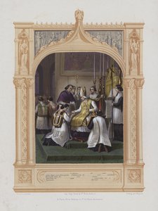 Eintritt in die heiligen Weihen von Maurice Leloir