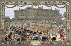 Einzug in Paris von Ludwig XIV., bekannt als der Sonnenkönig von Maurice Leloir