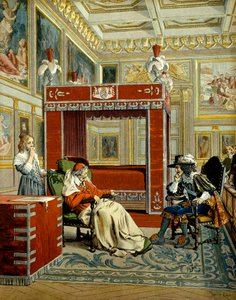 Geschichte Frankreichs: Letzter Besuch von Ludwig XIII. bei Kardinal Richelieu von Maurice Leloir