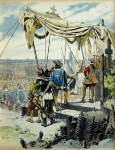 Geschichte Frankreichs: Die Belagerung von La Rochelle 1627-1628. Kardinal Richelieu von Maurice Leloir
