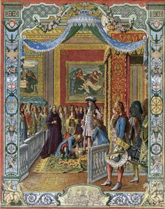 Der Aufstieg von König Ludwig XIV., bekannt als der Sonnenkönig von Maurice Leloir