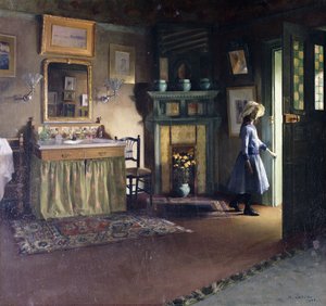 Toilettenkabinett von Jacques Emile Blanch von Maurice Lobre
