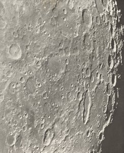 Mondfotografie Blancanus - Tycho - Schiller von Maurice Loewy