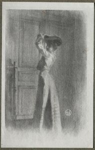 Modische Frau, ca. 1900