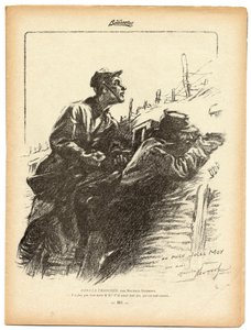 La Baionnette, Satirisch in Schwarz-Weiß von Maurice Neumont