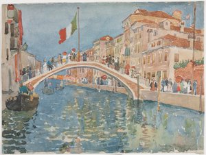 Eine Brücke in Venedig