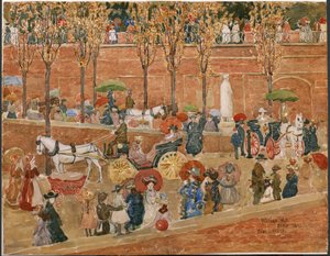 Pincian Hill, Rom von Maurice Prendergast