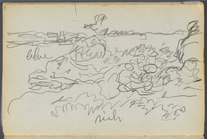 Skizzenbuch - The Granite Shore Hotel, Rockport, Seite 121: Küste von Maurice Prendergast