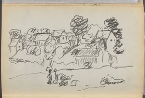 Skizzenbuch - Das Granitküstenhotel, Rockport, Seite 168: Häuser