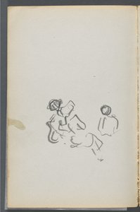 Skizzenbuch, The Dells, Nr. 127, Seite 054: Figuren von Maurice Prendergast