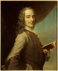 Porträt von Francois Marie Arouet dit Voltaire von Maurice Quentin de La Tour
