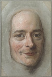 Porträt von François Marie Arouet de Voltaire (1694-1778) von Maurice Quentin de La Tour