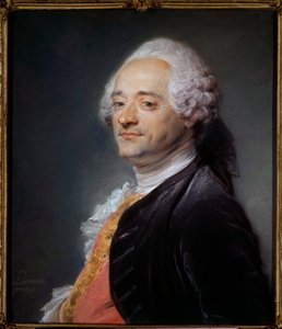 Porträt des Malers Maurice Quentin Delatour, Pastellgemälde von Jean-Baptiste Perronneau von Maurice Quentin de La Tour