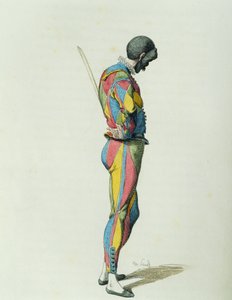 Harlekin im Jahr 1858 von Maurice Sand