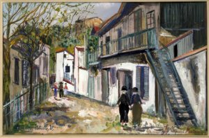 Le Maquis à Montmartre von Maurice Utrillo