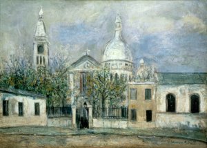 Saint-Pierre-de-Montmartre von Maurice Utrillo