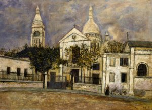 Saint-Pierre-de-Montmartre von Maurice Utrillo