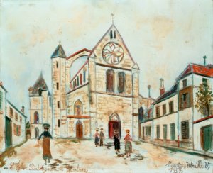 St. Aignan in Chartres von Maurice Utrillo