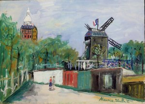 Der Moulin de la Galette, Montmartre, ca. 1951