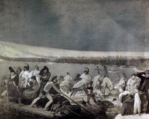 Rückzug aus Russland (1812): Der Übergang der Beresina durch die französische Armee am 28. November von Mauro Conconi