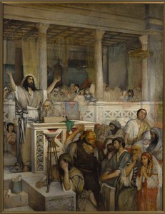 Christus predigt in Kapernaum