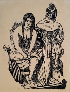 Bei der Toilette