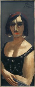 Bildnis La Duchessa "di Malvedi" von Max Beckmann