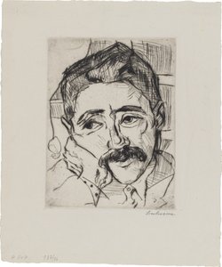 Porträt Walter Carl (1884-1956) von Max Beckmann