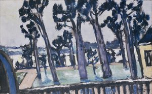 Blick vom Rupenhorn auf die Havel von Max Beckmann