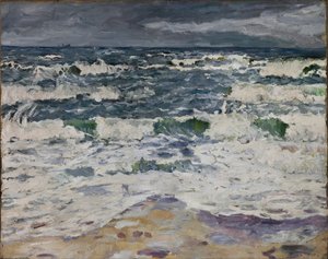 Grauer Tag am Meer