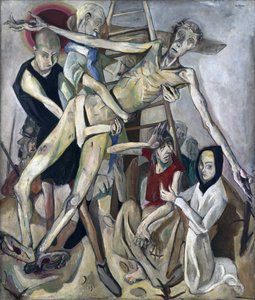 Die Kreuzabnahme. Gemälde von Max Beckmann (1884-1950), Öl auf Leinwand