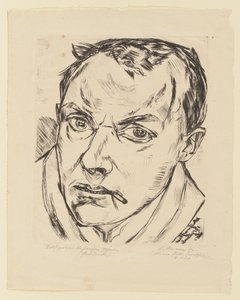 Großes Selbstporträt von Max Beckmann