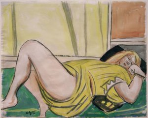 Liegende von Max Beckmann