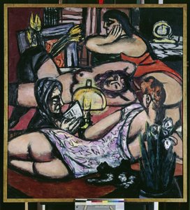 Mädchenzimmer von Max Beckmann