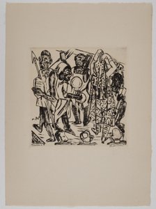 „Schwarzer Tanz“ von Max Beckmann