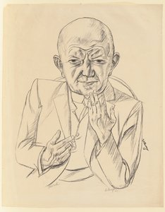 Porträt von Dr. Weidner von Max Beckmann