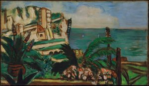 Rivieralandschaft mit Felsen