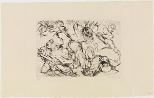 Sturmangriff von Max Beckmann
