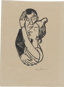 Tanzende (Blatt 2 aus: Zweite Ganymed-Mappe) von Max Beckmann