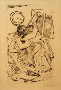 Umarmung von Max Beckmann