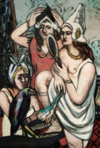 Vor dem Kostümfest (Drei Frauen)