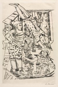 Frauenbad von Max Beckmann