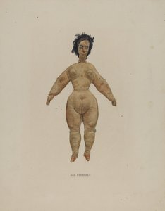 Nackte Puppe von Max Fernekes