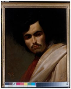 Porträt des Malers Nikolaus Gysis (1842-1901), Brustbild