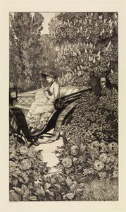 Begegnung (Erste Begegnung) (Eine Liebe, Opus X, Blatt 2) von Max Klinger