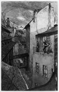 Dramen. Blatt 3: Eine Mutter I. von Max Klinger