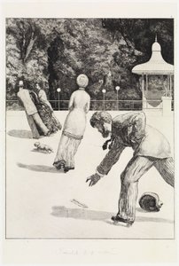 Handlung (Ein Handschuh, Opus VI, Blatt 2) von Max Klinger