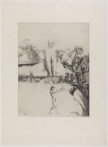 Integer vitae (Einzelblatt aus: Vom Tode, Zweiter Teil, Opus XI, Blatt 1) von Max Klinger